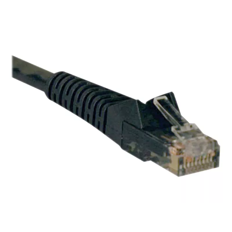 Eaton Tripp Lite Serie Cat6 Gigabit Snagless Molded (UTP) Ethernet-Kabel (RJ45 M/M), PoE, Schwarz, 1,52 m - Patchkabel - RJ-45 (M) zu RJ-45 (M) - 1,52 m - UTP - CAT 6 - Moulded