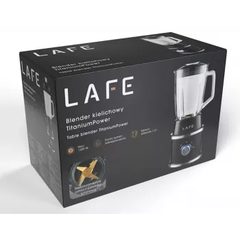 LAFE Tischmixer TITANIUMPOWER 1300 W 1,5 L Schwarz
