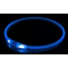 LED-Halsband KABB Blau für Hunde und Katzen – wiederaufladbar, verstellbares Sicherheitshalsband mit Beleuchtung
