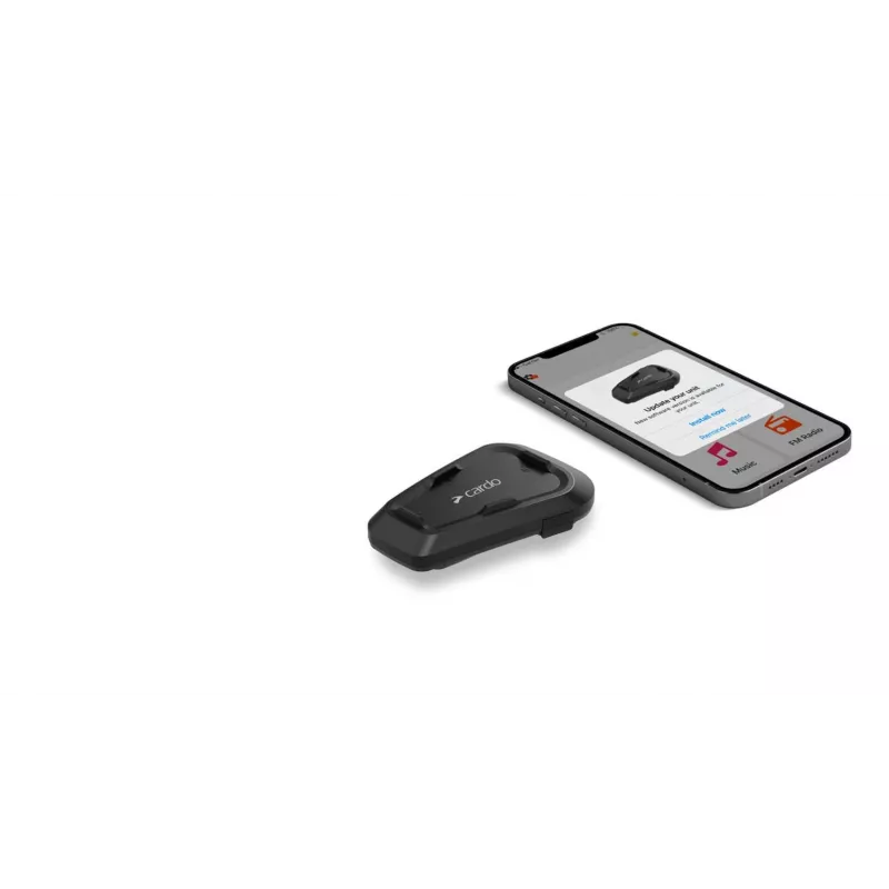 Cardo Spirit HD Motorrad-Intercom 2 Kanäle 600 m Schwarz