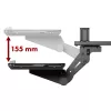 Maclean Untertisch-Tastaturhalterung, verstellbar, max. 5 kg, schwarz, MC-156 B