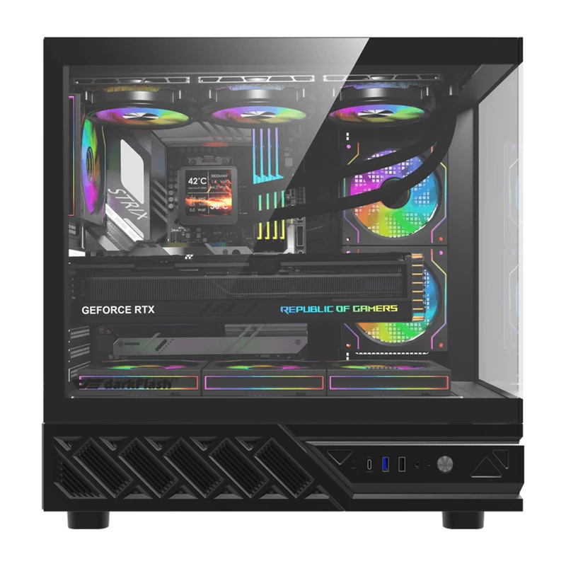 Computergehäuse DarkFlash DS950 (schwarz) – Midi-Tower ATX-kompatibel