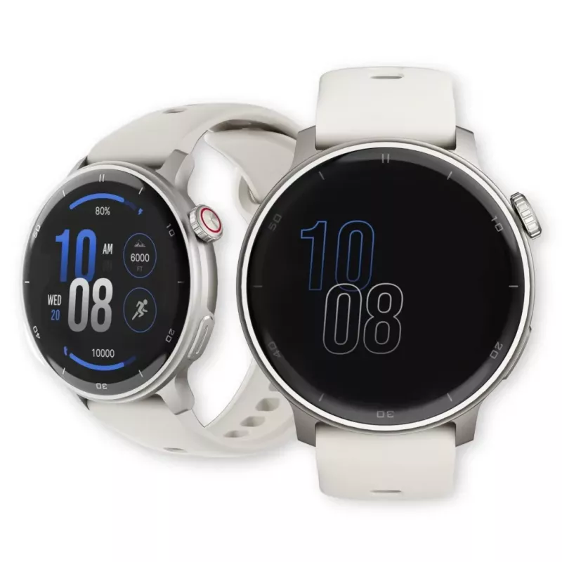 Smartwatch Stelio Activ GPS 46 mm Silber STSWA101SR, GPS, 46 mm Gehäuse