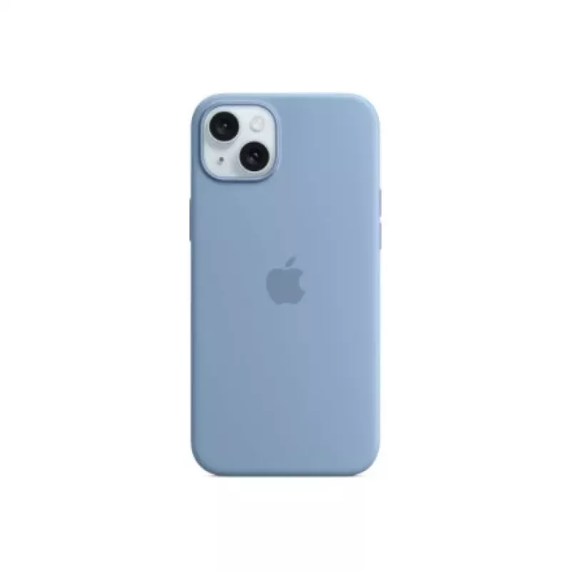 Apple iPhone 15 Plus Silikonhülle mit MagSafe - Winterblau
