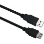 USB 3.0 Verlängerungskabel helos 288349 — 0,5 m, schwarz, männlich-auf-weiblich