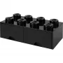 Drawer LEGO Room Copenhagen Brick 8 schwarz – Aufbewahrungsschublade für LEGO Steine