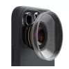 Fotoobjektiv ShiftCam LU-MC-025-23-EF — Makroobjektiv 25x, M12-Anschluss, Aluminium/Glas, 34,8 mm, 36,6 g, Schwarz/Gold
