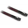 SAS-Kabel DeLOCK 83073 0,1 m Schwarz Rot