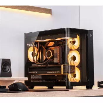 Computer-Gehäuse Jonsbo TK-3 ATX Schwarz