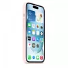 Silikonhülle mit MagSafe für iPhone 15 - Hellrosa