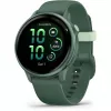 Smartwatch GARMIN vívoactive 6 – Sportuhr, 42 mm Aluminium/Polymer-Gehäuse, AMOLED 1,2 Zoll, GPS, 5 ATM, optischer HR, SpO2, 8 GB, grün