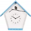 NeXtime klok 3109bl Cuckey, 30,5x33x11 cm, Wand, Blau/Weiß