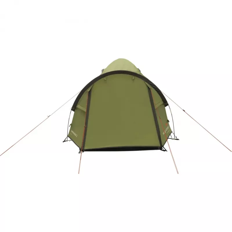 Easy Camp Setesdal 2 Kuppelzelt (olivgrün, mit Tunnelvorzelt, Modell 2025)