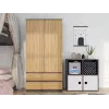 Topeshop SZAFA MALWA AN/AR K bedroom wardrobe/closet 5 shelves 2 Tür(s)
