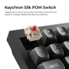 Mechanische Tastatur Keychron V3 Ultra 8K – QWERTY, Bluetooth & Kabel, RGB, Schwarz