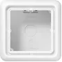 Wandsteckdose JUNG CD 581 A WW, weiß, Duroplast-Gehäuse, 85×85×47 mm