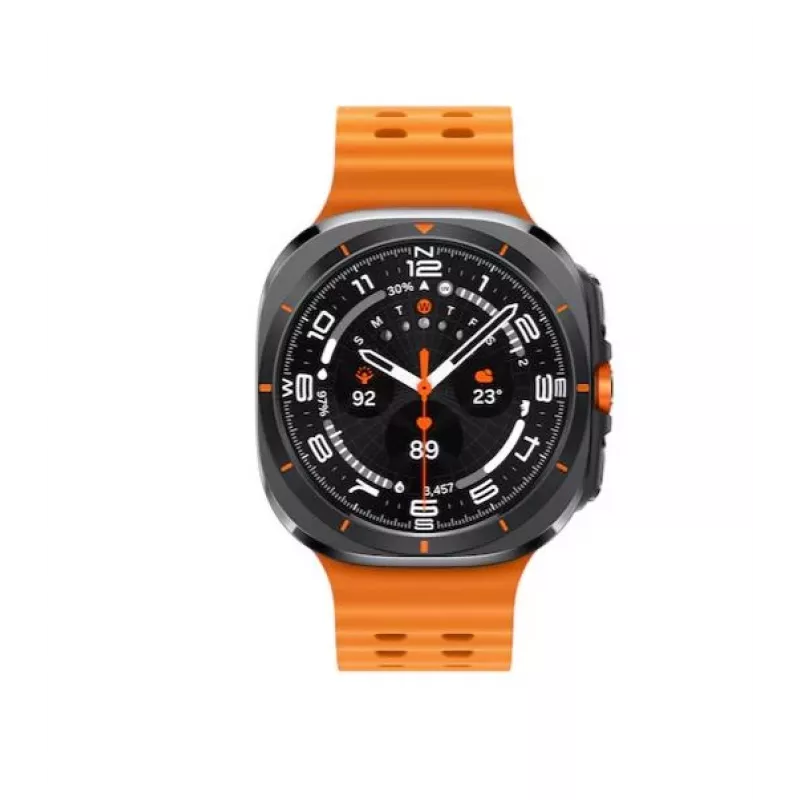 Samsung Galaxy Watch Ultra 3,81 cm (1,5 Zoll) AMOLED 47 mm Digital 480 x 480 Pixel Touchscreen 4G Grau, Titan Wi-Fi GPS (Satellit)