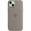Silikon-Hülle Apple iPhone 15 Plus MagSafe Clay Cover