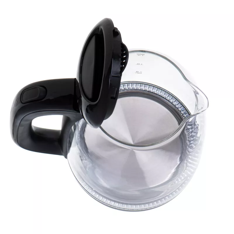 Mesko | Wasserkocher | MS 1302b | Elektrisch | 2200 W | 1,7 L | Glas | 360°-Drehsockel | Schwarz