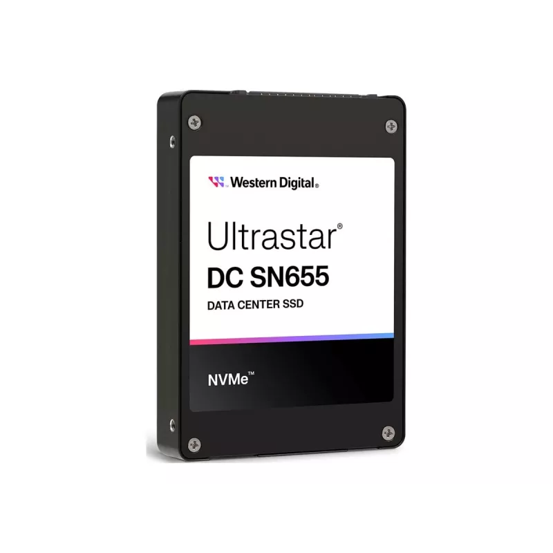 Interne U.3 SSD Western Digital Ultrastar DC SN655 15,36 TB (PCIe 4.0, NVMe 1.4b, 6800/3700 MB/s)