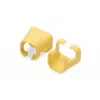 DIGITUS - Kabelclips mit Farbcodierung - für Patch-Kabel - Gelb (Packung mit 100) (A-CC-Y)