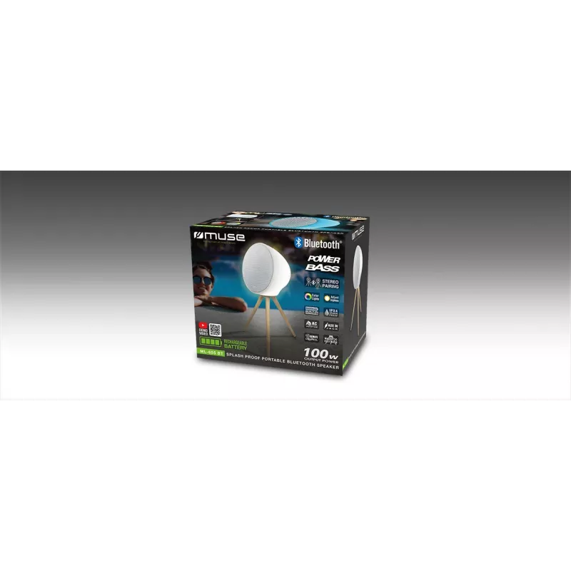 Muse ML-655 BT Tragbarer Bluetooth-Lautsprecher | Muse | Tragbarer Bluetooth-Lautsprecher | ML-655 BT | Bluetooth | Tragbar | Kabellose Verbindung