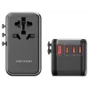 Ladegerät Vention FJGB0 100W GaN mit 3× USB-C und 1× USB-A, Schwarz