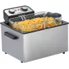 Fritteuse Steba DF 300 Double 5 L 3000 W Schwarz Edelstahl