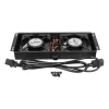 Kühllüfter Extralink 2 FANS ROOF COOLING UNIT 220V AC Schwarz Metall