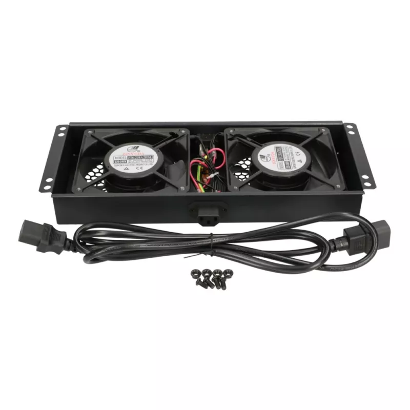 Kühllüfter Extralink 2 FANS ROOF COOLING UNIT 220V AC Schwarz Metall