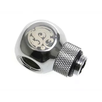 Anschlussstück für Kühlsystem BitsPower BP-TR-C — Messingkonstruktion, Silber-Finish