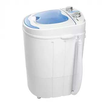 Toplader-Waschmaschine Mesko MS 8053 — 3 kg Kapazität, 360×370×530 mm, blau/weiß