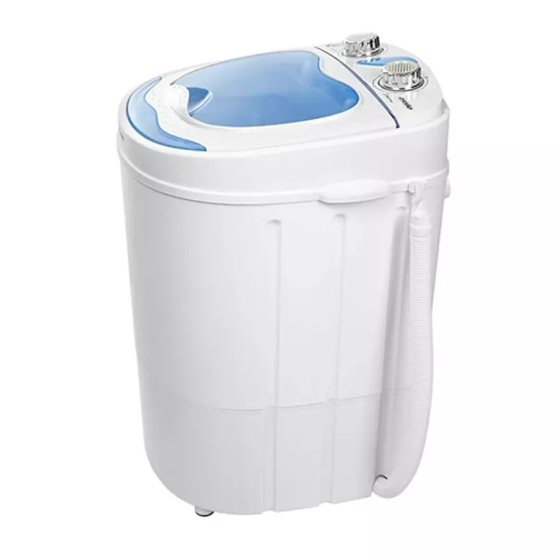 Toplader-Waschmaschine Mesko MS 8053 — 3 kg Kapazität, 360×370×530 mm, blau/weiß