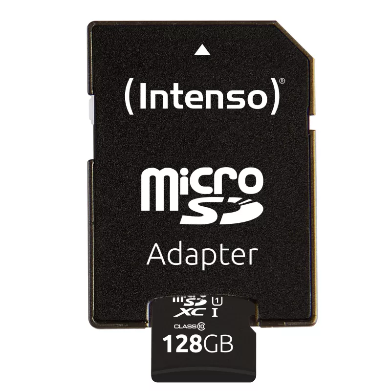 Flash Memory Intenso 128GB microSDXC UHS-I Class 10