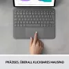 Case mit Tastatur Combo Touch US iPad Pro 11 1,2,3 Gen grau
