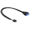 DeLOCK USB 3.0 19 Pin - USB 2.0 8 Pin 45 cm