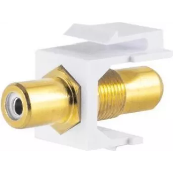 Keystone-Modul ShiverPeaks BS08-10065 Flach Weiß Buchse