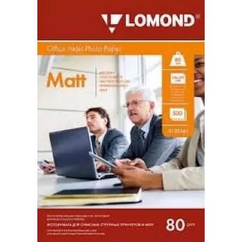 Lomond Foto-Tintenstrahlpapier matt 85 g/m² A4, 500 Blatt, beidseitig