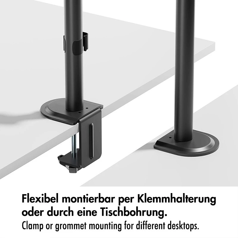 Monitorhalterung 17-32, max. 9 kg, schwarz