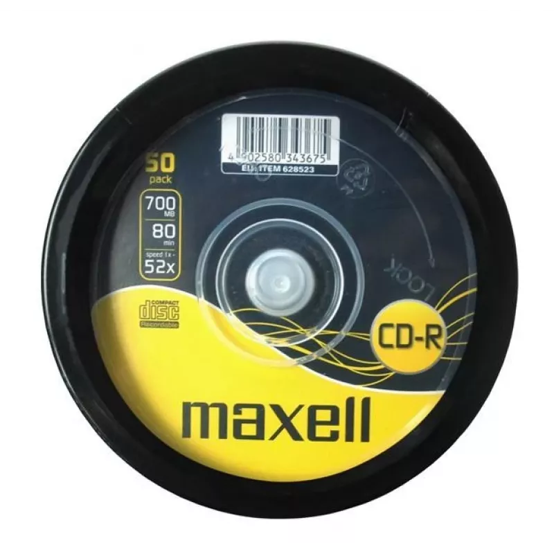 Maxell MAX27051 unbeschriebene CD CD-R 700 MB 52x 50 Stk.