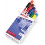 Permanentmarker Edding 3300 Keilspitze Schwarz Blau Braun Grün Hellblau Orange Pink Lila Rot Gelb 10 Stück