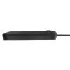 Steckdosenleiste MACLEAN MCE394 B — 3 Steckdosen + 3×USB A, 110–240V, 2,1A USB, 2500W, 1,5 m Kabel, schwarz