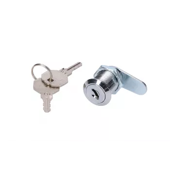 Türschloss Extralink ROUND LOCK FOR CABINETS, rundes Schranktürschloss, silber
