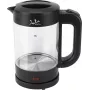 JATA HA702 Wasserkocher 1,2 l 1500 W Schwarz Transparent