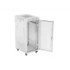 Lanberg FF01-6827-23SL Rack-Schrank 27U Bodenstehendes Rack Grau