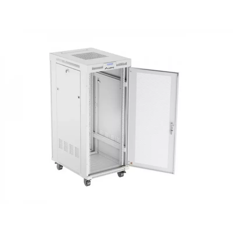 Lanberg FF01-6827-23SL Rack-Schrank 27U Bodenstehendes Rack Grau