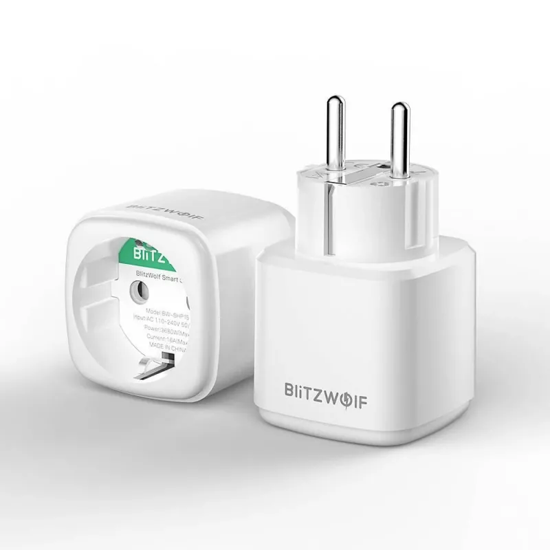 Intelligente Steckdose BlitzWolf BW-SHP15 ZigBee 3680W — Unterputz-WLAN-/ZigBee-kompatible Steckdose
