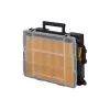 Kleinteilemagazin Stanley Sortmaster Multilevel Organizer Schwarz Transparent 400x420x315 mm