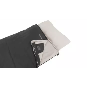 Schlafsack Outwell Contour Prime Erwachsener rechteckig 850×2200 mm Polyester Dunkelgrau