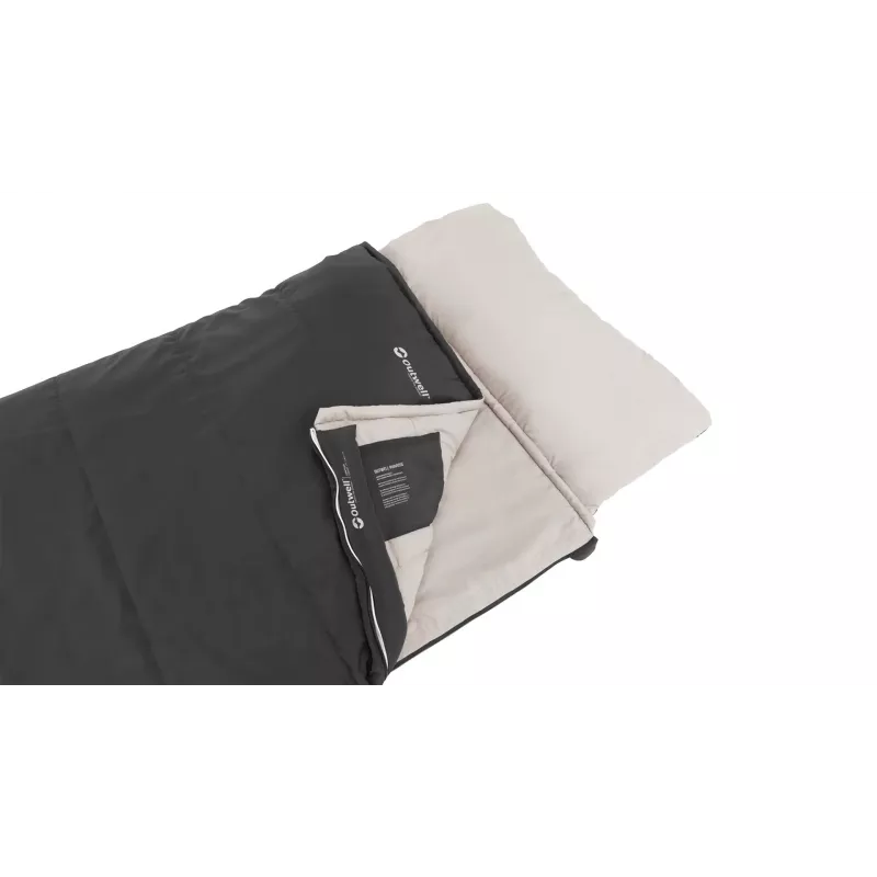 Schlafsack Outwell Contour Prime Erwachsener rechteckig 850×2200 mm Polyester Dunkelgrau